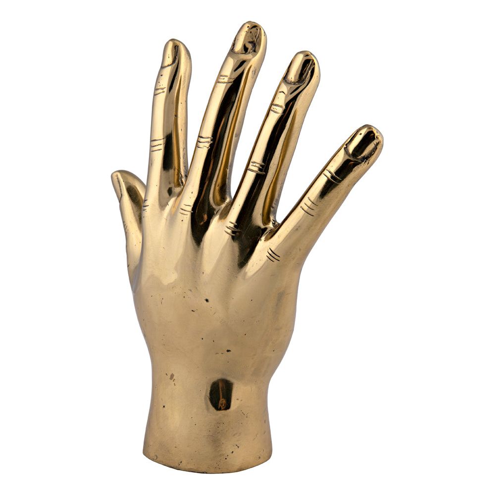 Open Hand, Brass by NOIR