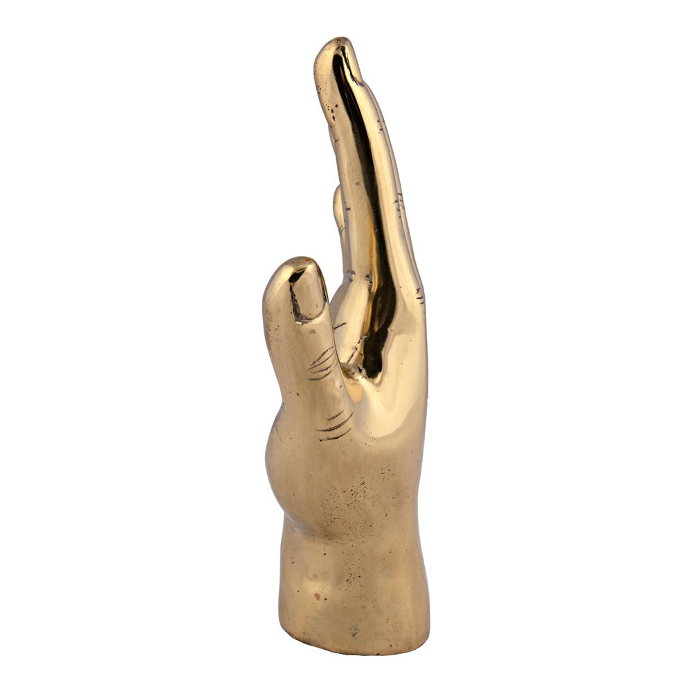 Open Hand, Brass by NOIR