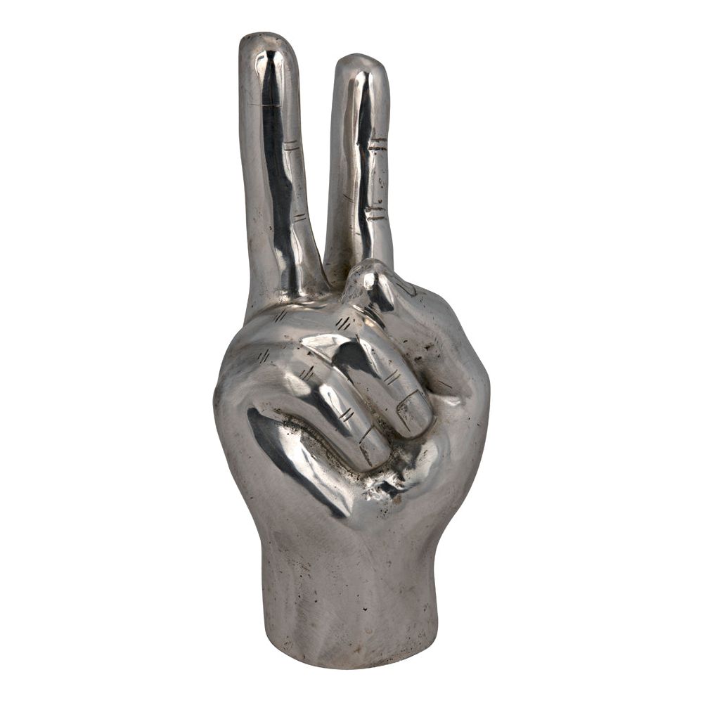 Peace Sign, Silver by NOIR