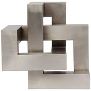 Illusion Object, Metal with Antique Silver Finish by NOIR
