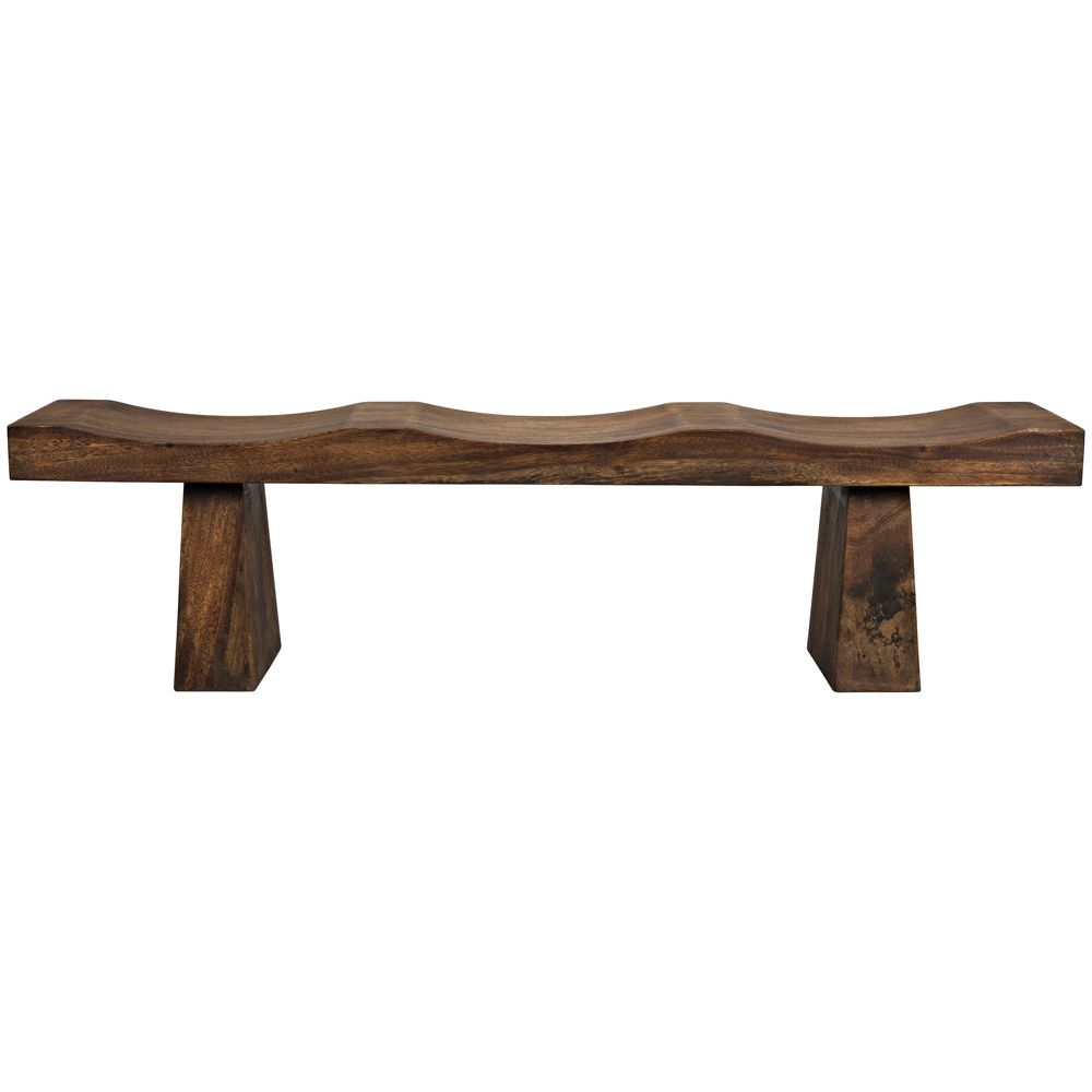 Shibumi Bench, Munggur Wood by NOIR