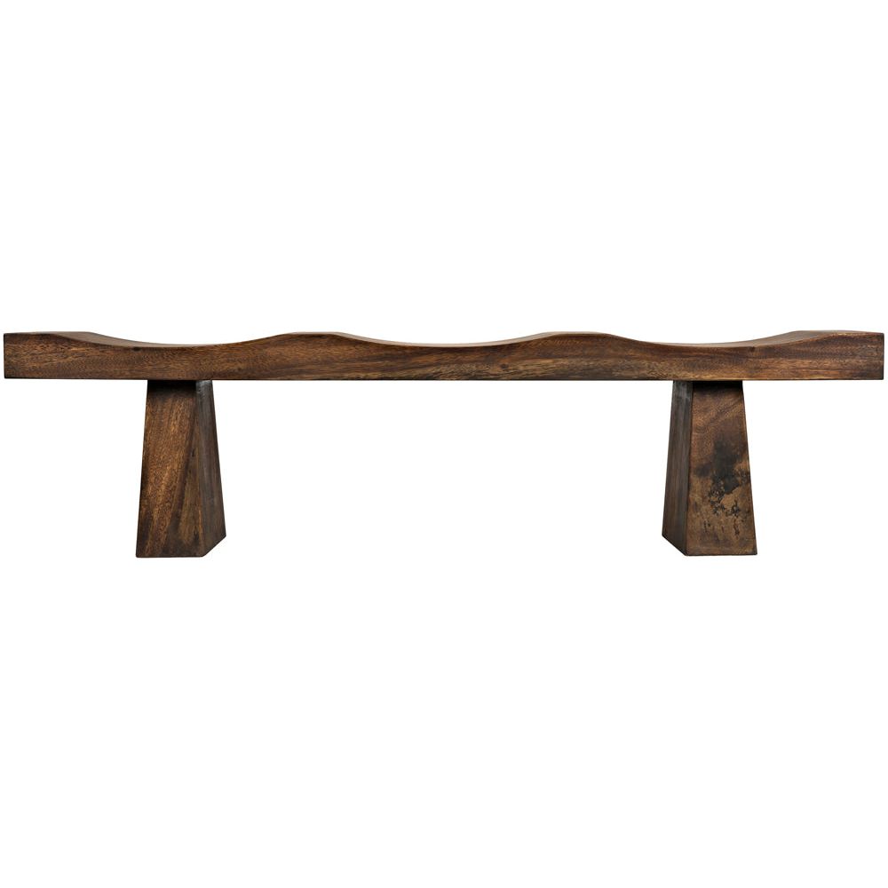 Shibumi Bench, Munggur Wood by NOIR