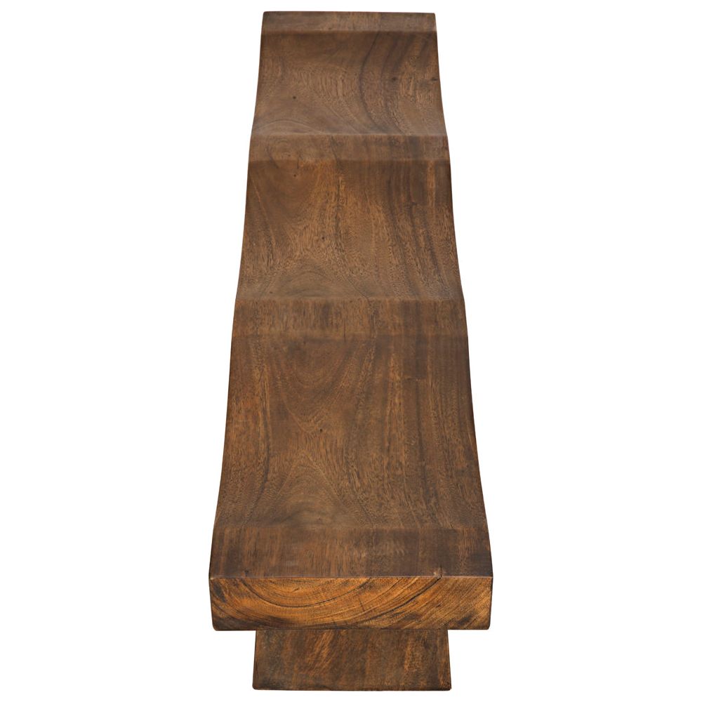 Shibumi Bench, Munggur Wood by NOIR