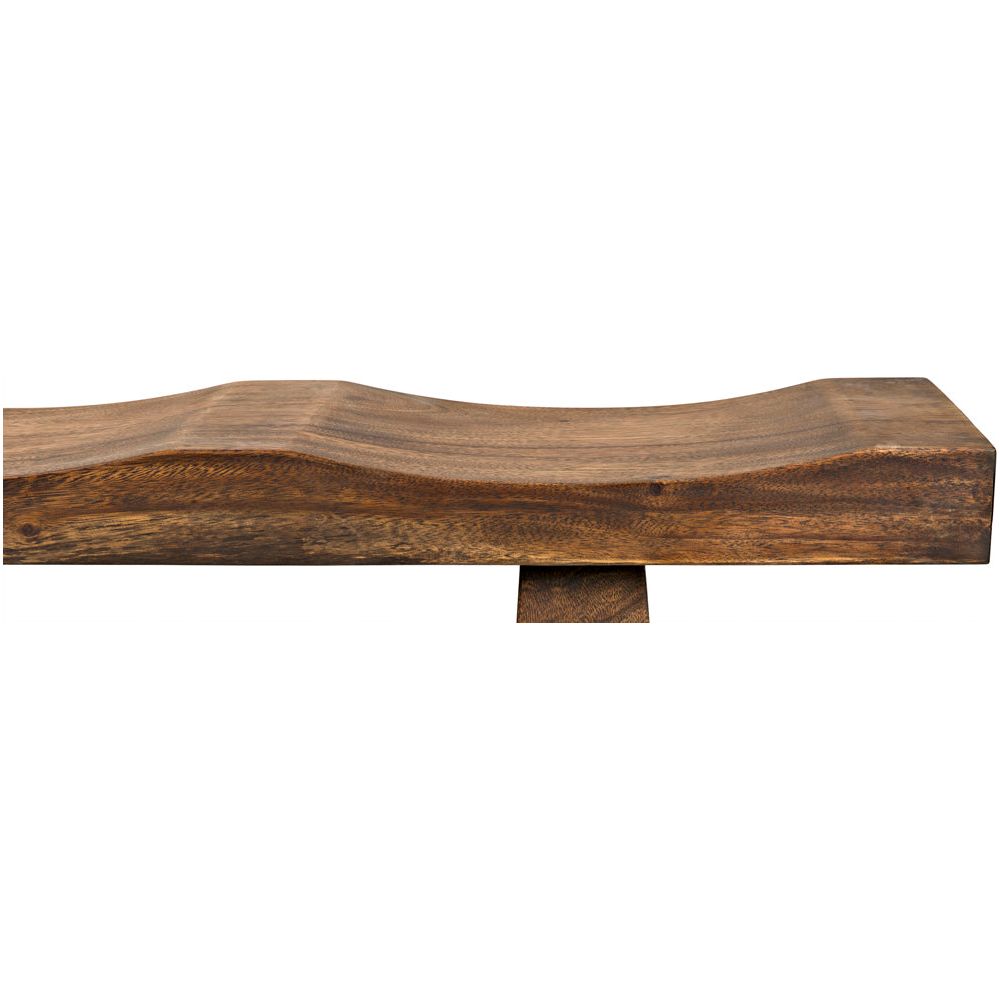 Shibumi Bench, Munggur Wood by NOIR