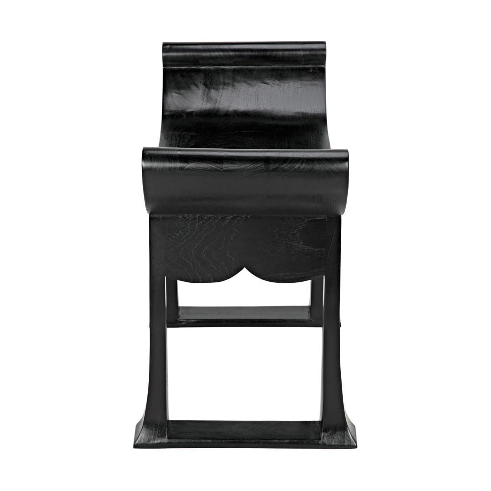 Wey Stool, Charcoal Black by NOIR