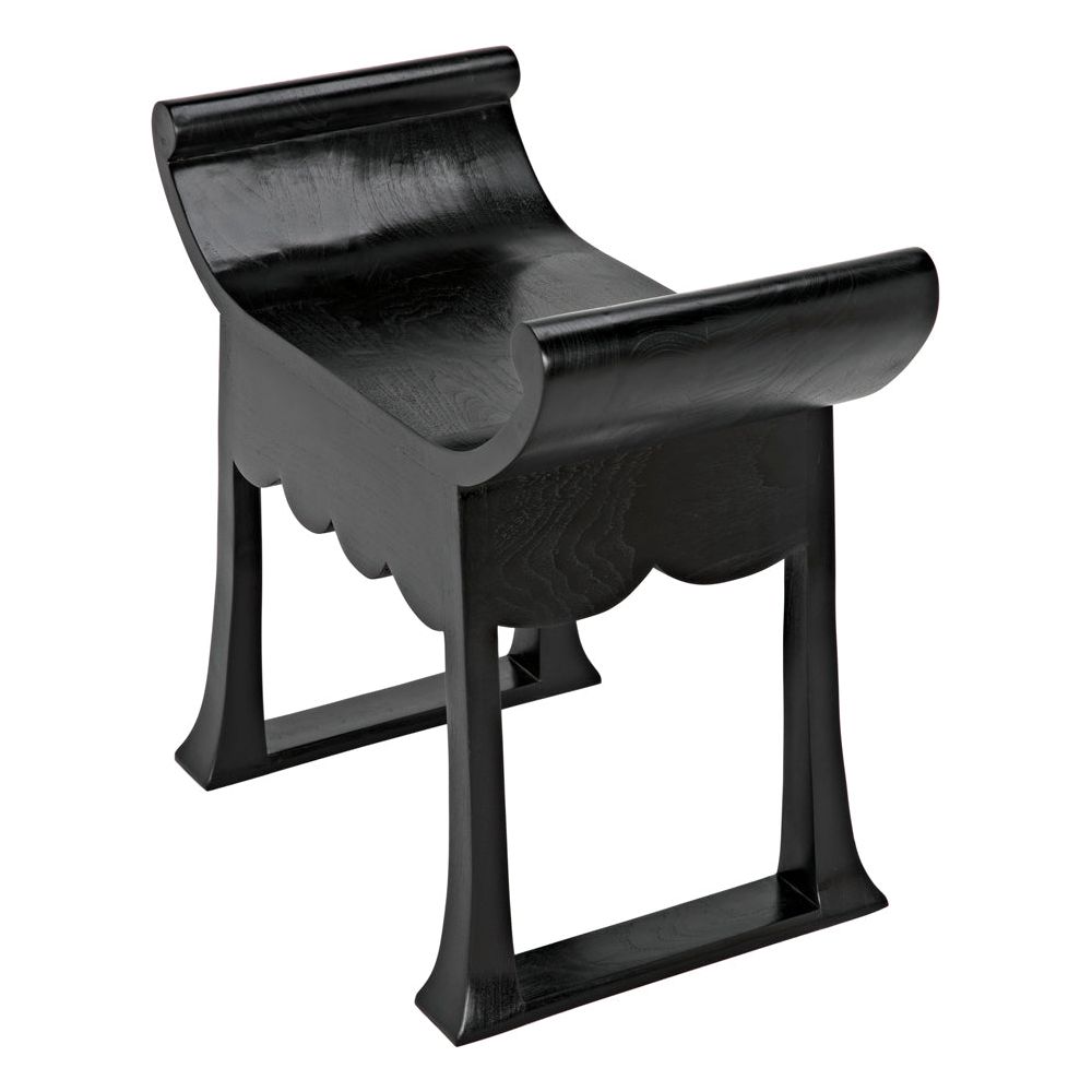 Wey Stool, Charcoal Black by NOIR