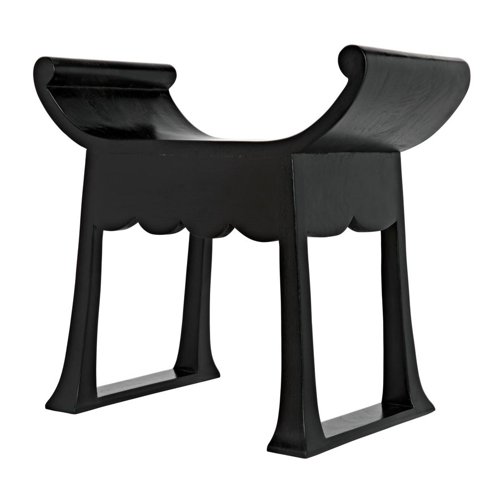 Wey Stool, Charcoal Black by NOIR