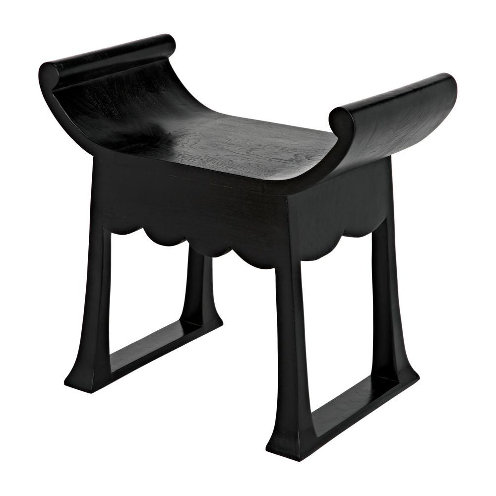 Wey Stool, Charcoal Black by NOIR