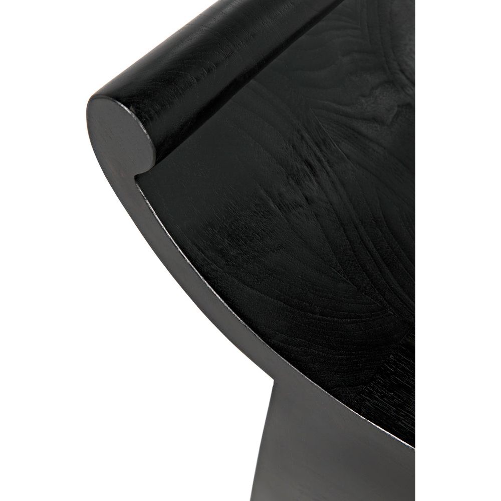 Wey Stool, Charcoal Black by NOIR
