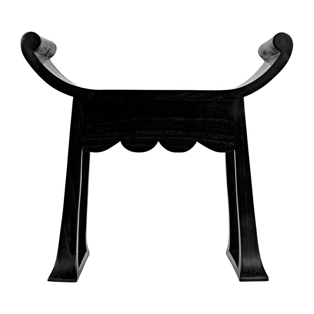 Wey Stool, Charcoal Black by NOIR