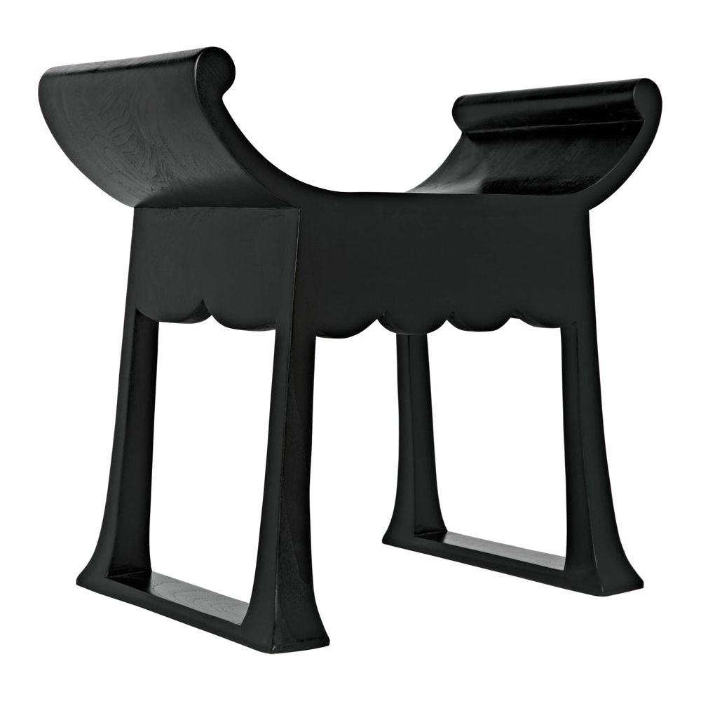 Wey Stool, Charcoal Black by NOIR