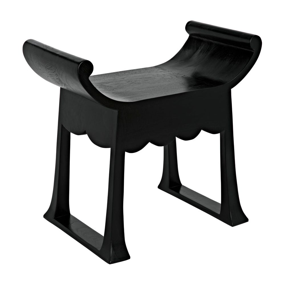 Wey Stool, Charcoal Black by NOIR