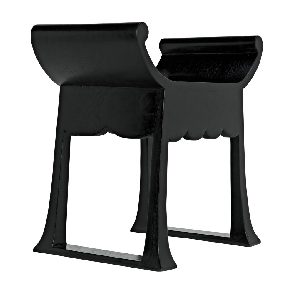Wey Stool, Charcoal Black by NOIR