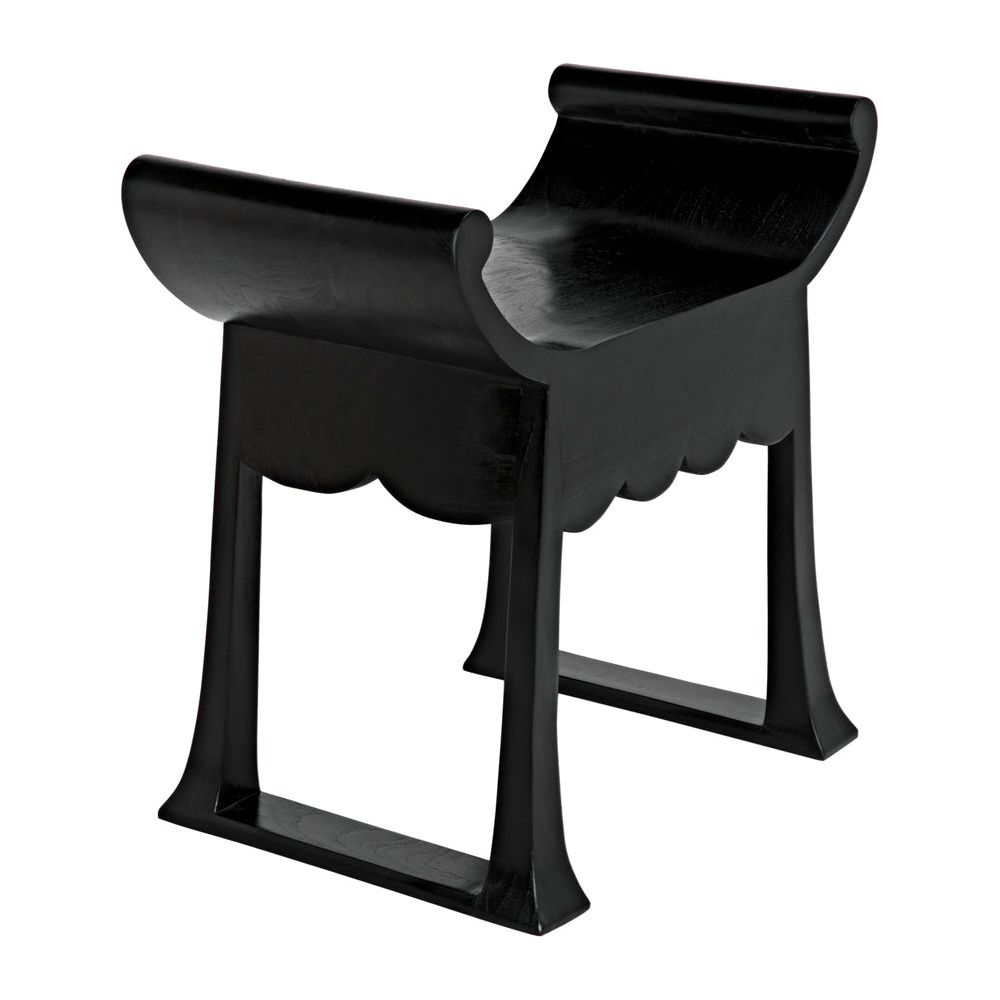 Wey Stool, Charcoal Black by NOIR