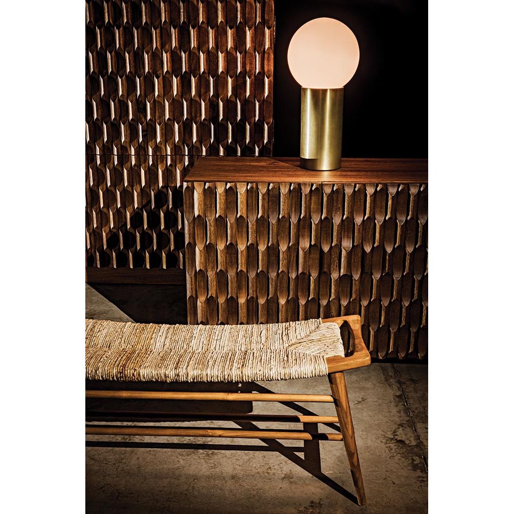 Stockholm Bench with Woven by NOIR
