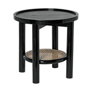 Hide Away Side Table, Charcoal Black by NOIR