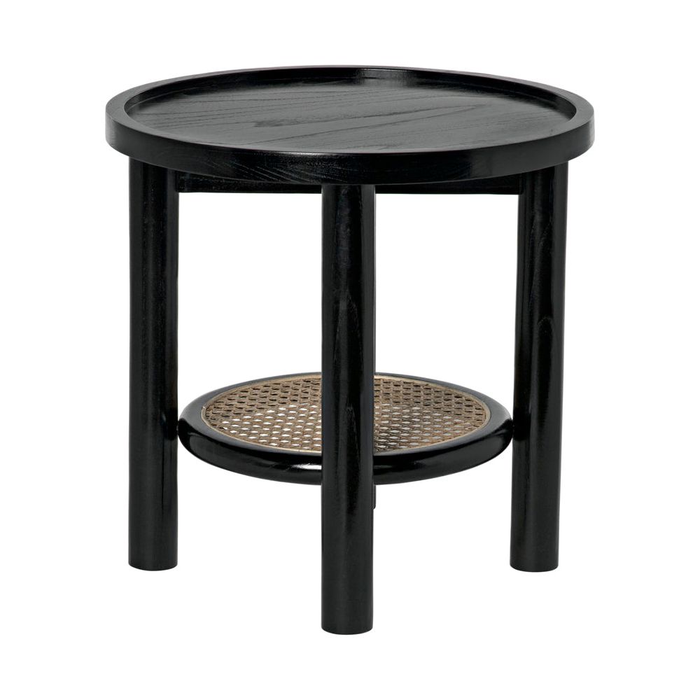 Hide Away Side Table, Charcoal Black by NOIR