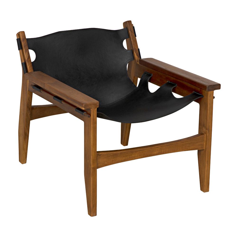 Nomo Chair, Teak with Leather by NOIR