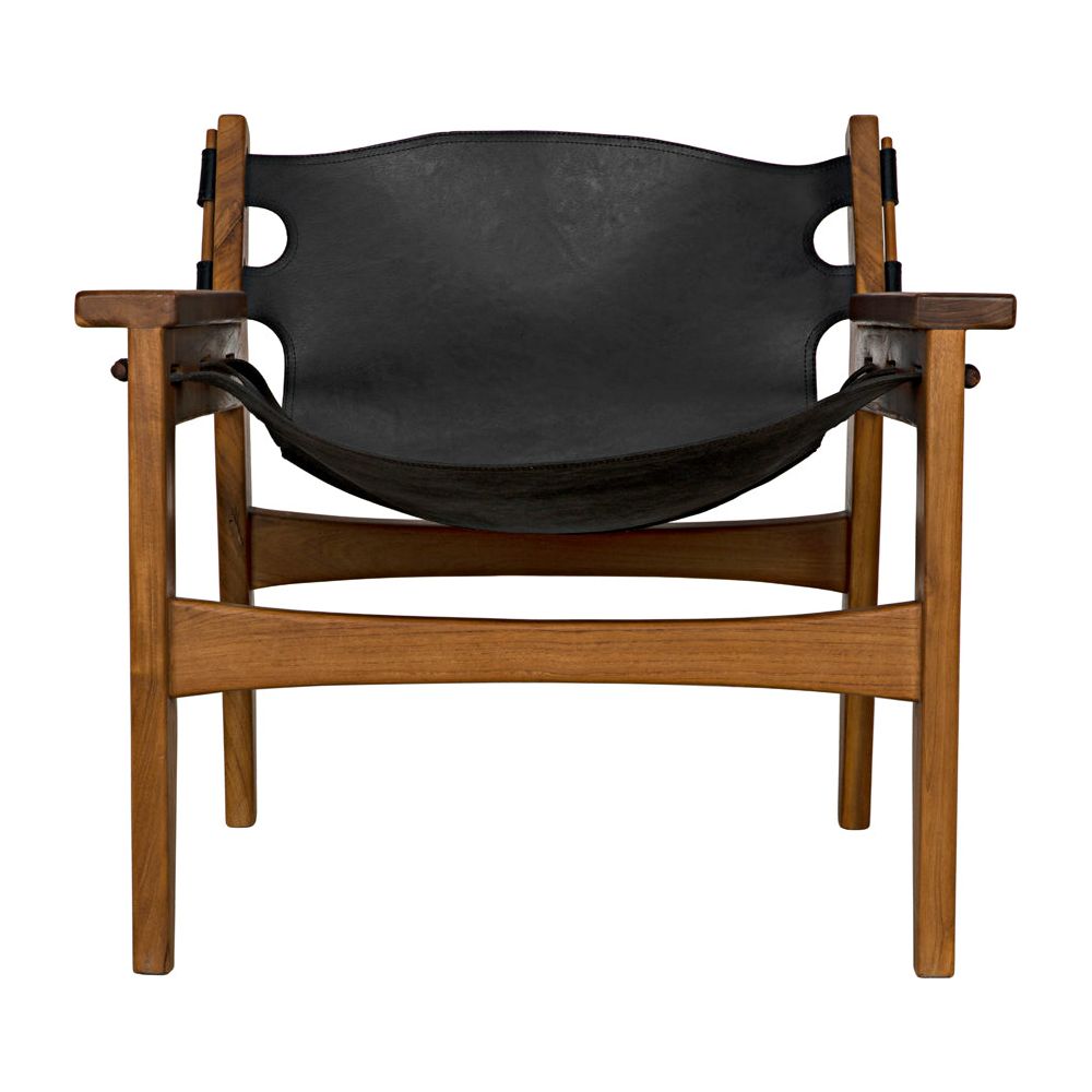 Nomo Chair, Teak with Leather by NOIR