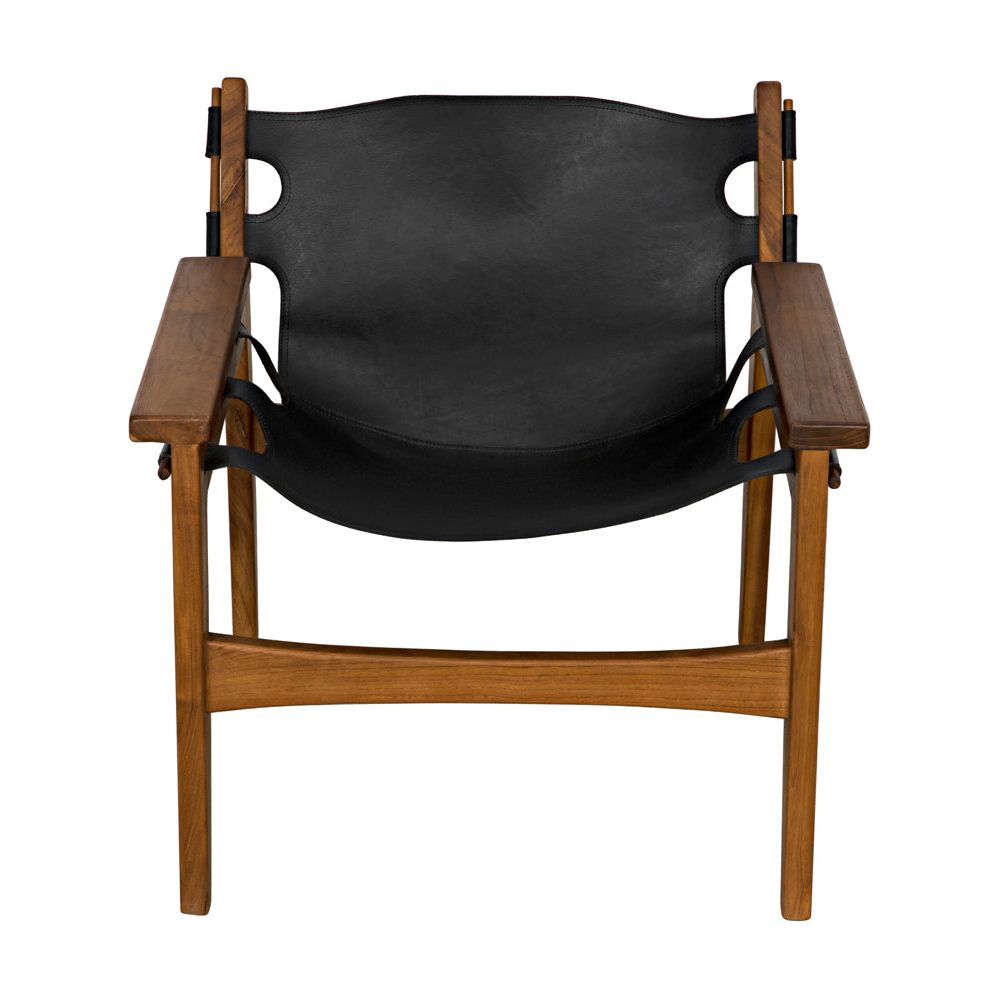 Nomo Chair, Teak with Leather by NOIR