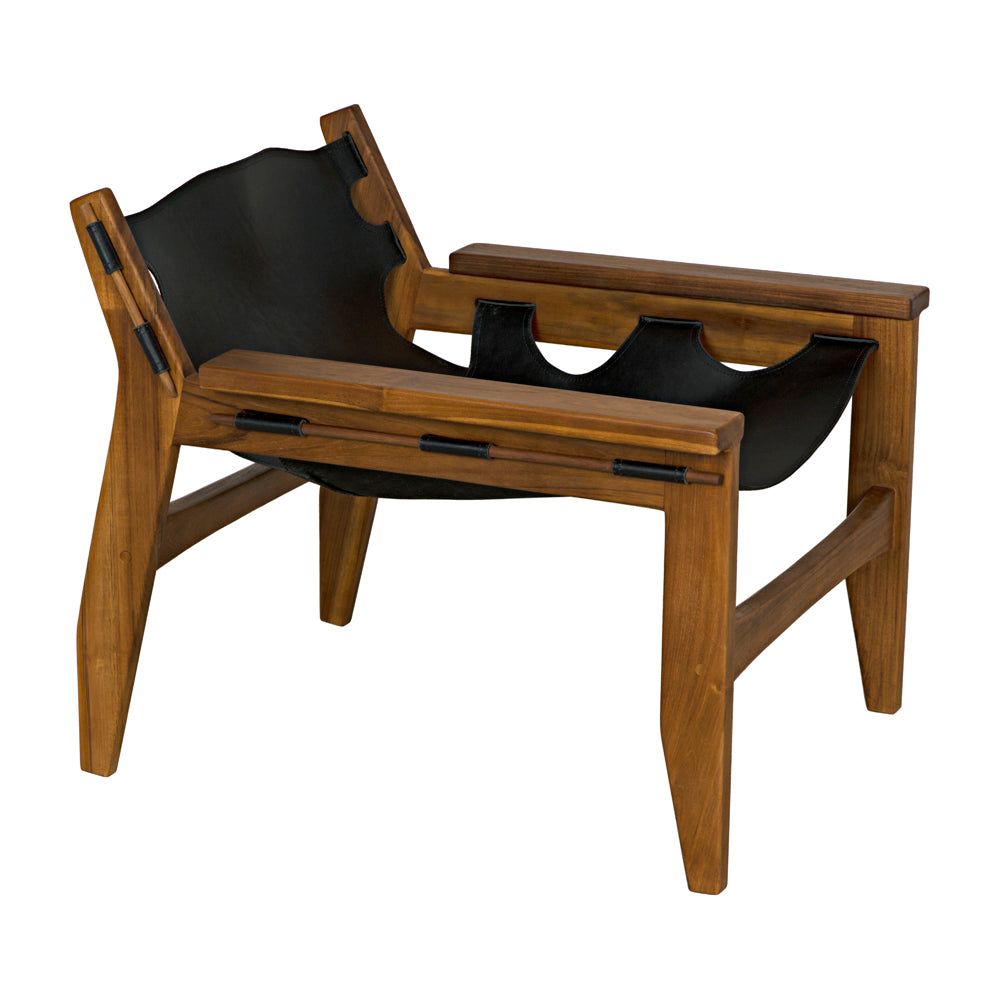 Nomo Chair, Teak with Leather by NOIR