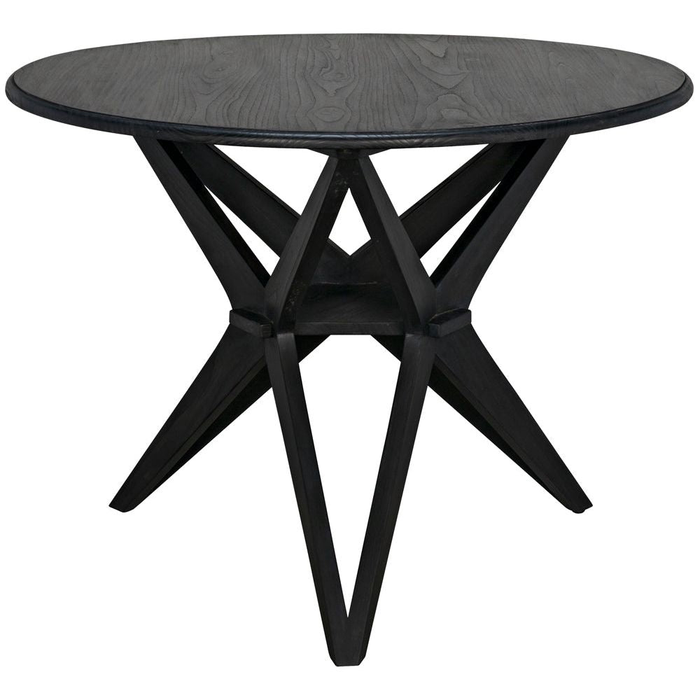 Victor Dining Table, Charcoal Black by NOIR