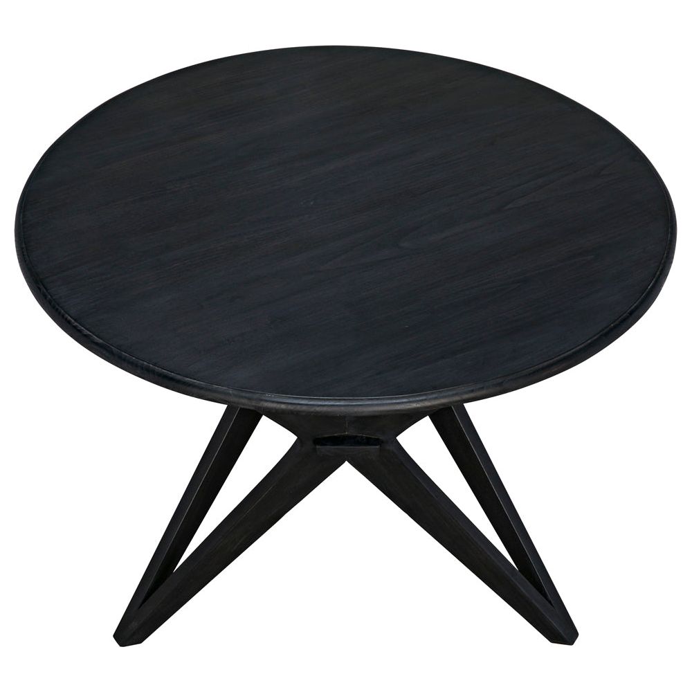 Victor Dining Table, Charcoal Black by NOIR