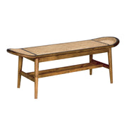 Wayland Bench, Teak by NOIR