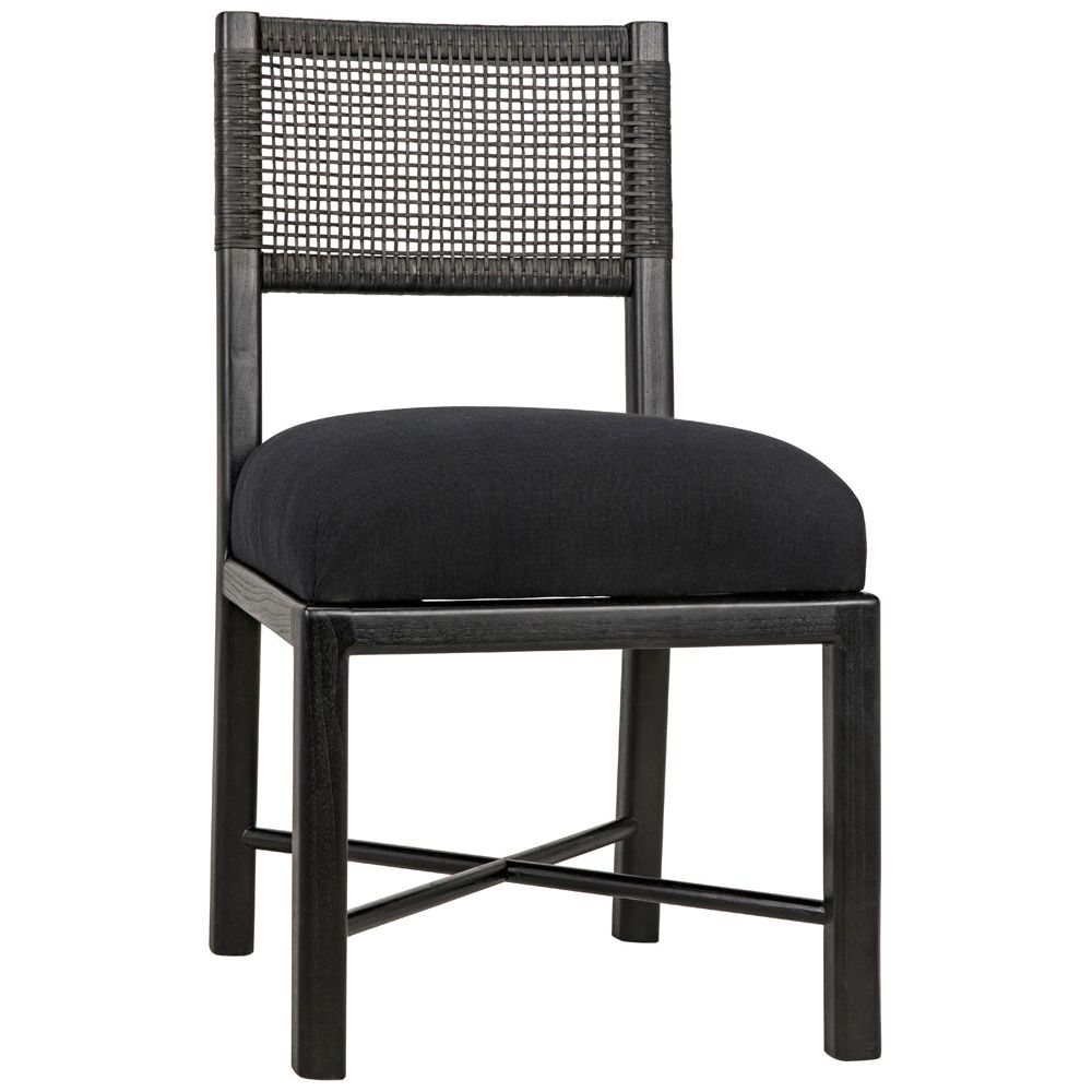 Lobos Chair, Charcoal Black by NOIR
