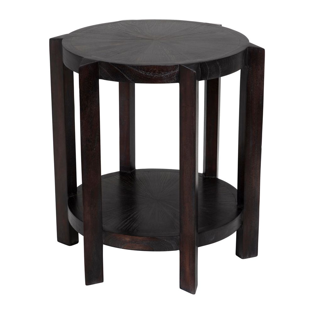 Yuhuda Small Side Table, Sombre Finish by NOIR