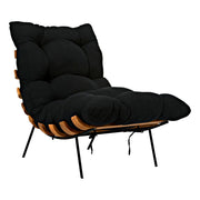 Hanzo Chair with Iron Legs, Teak by NOIR