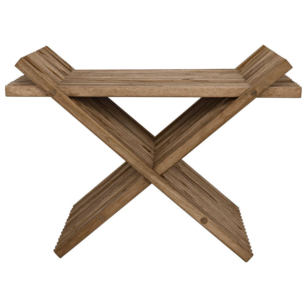 Dede Stool, Teak by NOIR