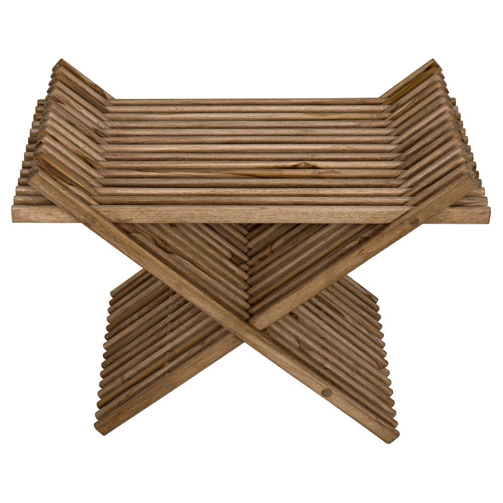 Dede Stool, Teak by NOIR