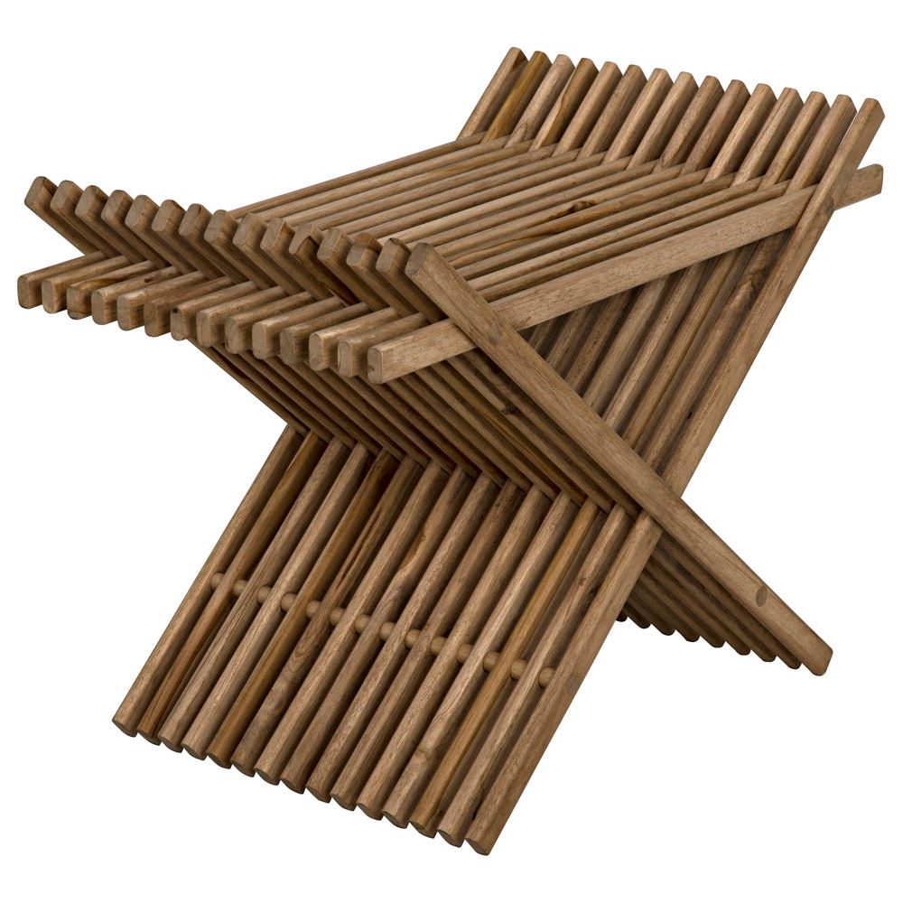 Dede Stool, Teak by NOIR