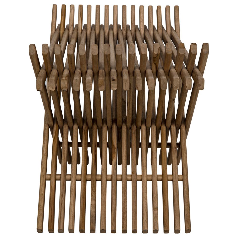 Dede Stool, Teak by NOIR