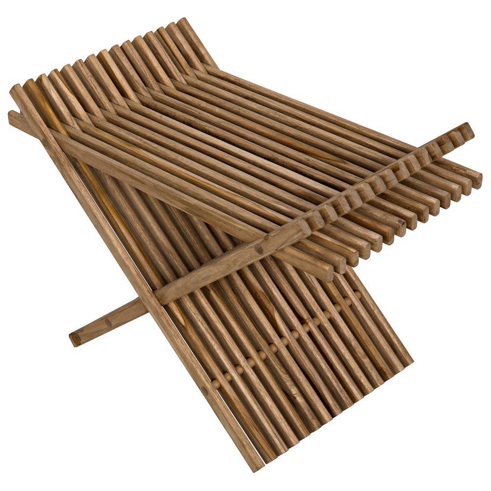 Dede Stool, Teak by NOIR