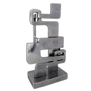 Kubric Sculpture, Silver by NOIR