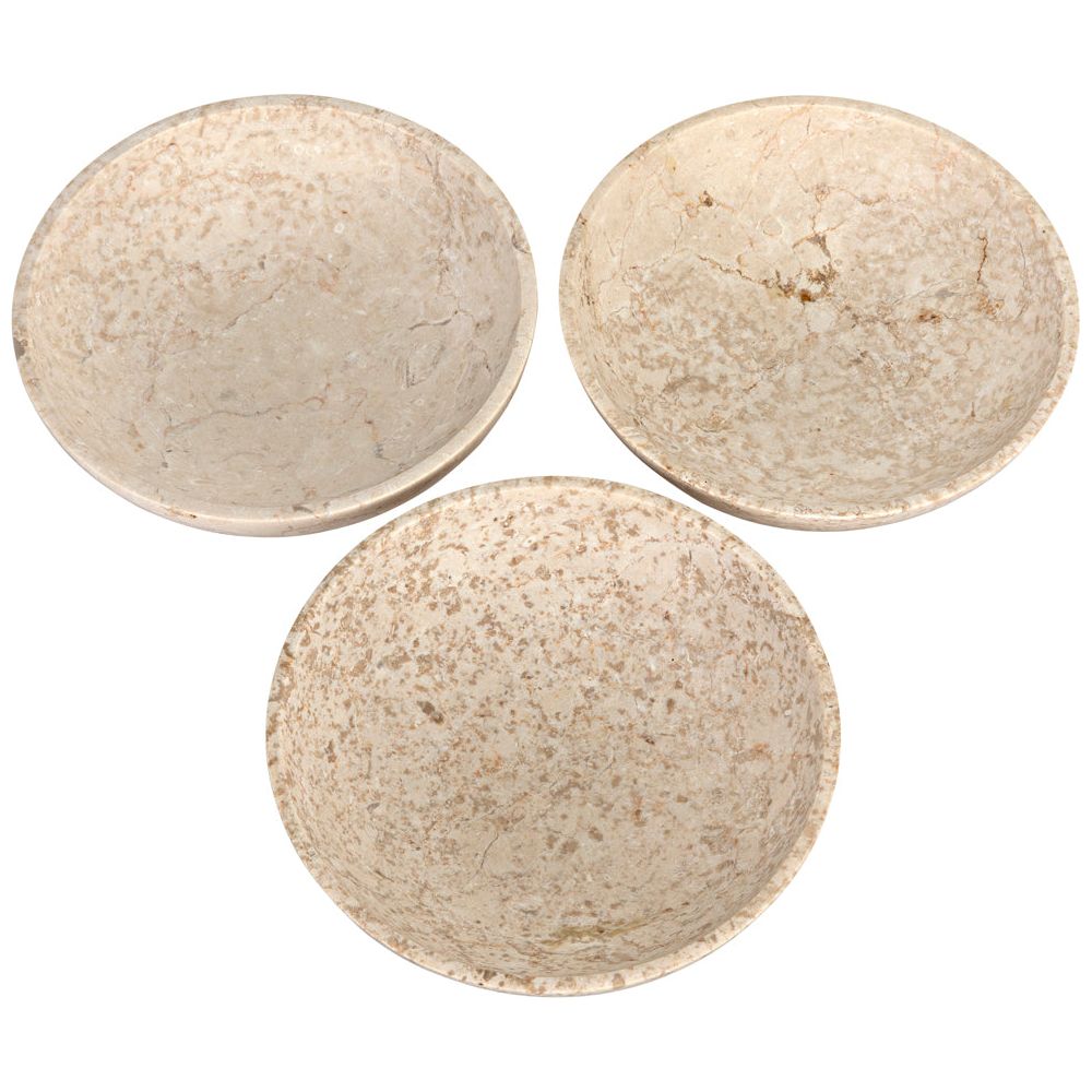 Marble Bowls, Set of 3 by NOIR