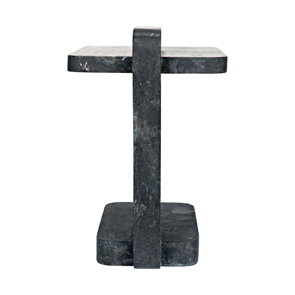 North Side Table, Black Marble by NOIR