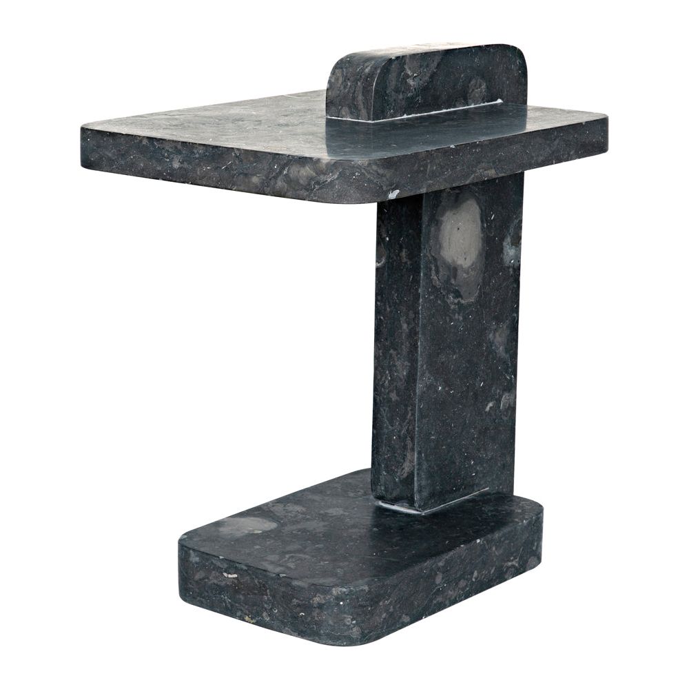 North Side Table, Black Marble by NOIR