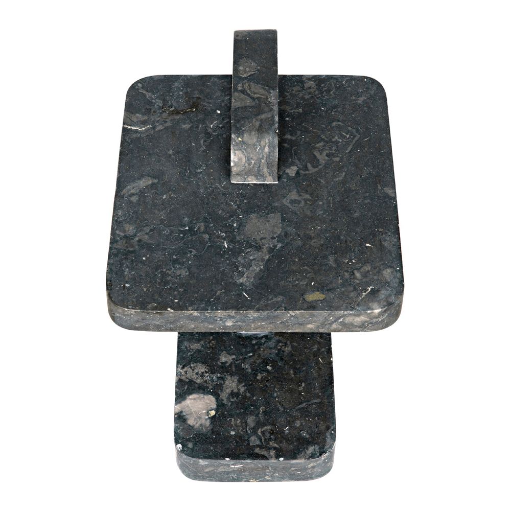 North Side Table, Black Marble by NOIR