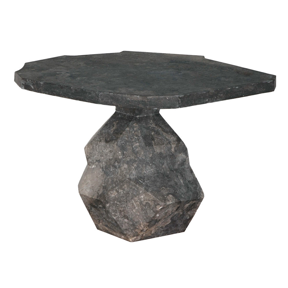 Rind Table, Black Marble by NOIR
