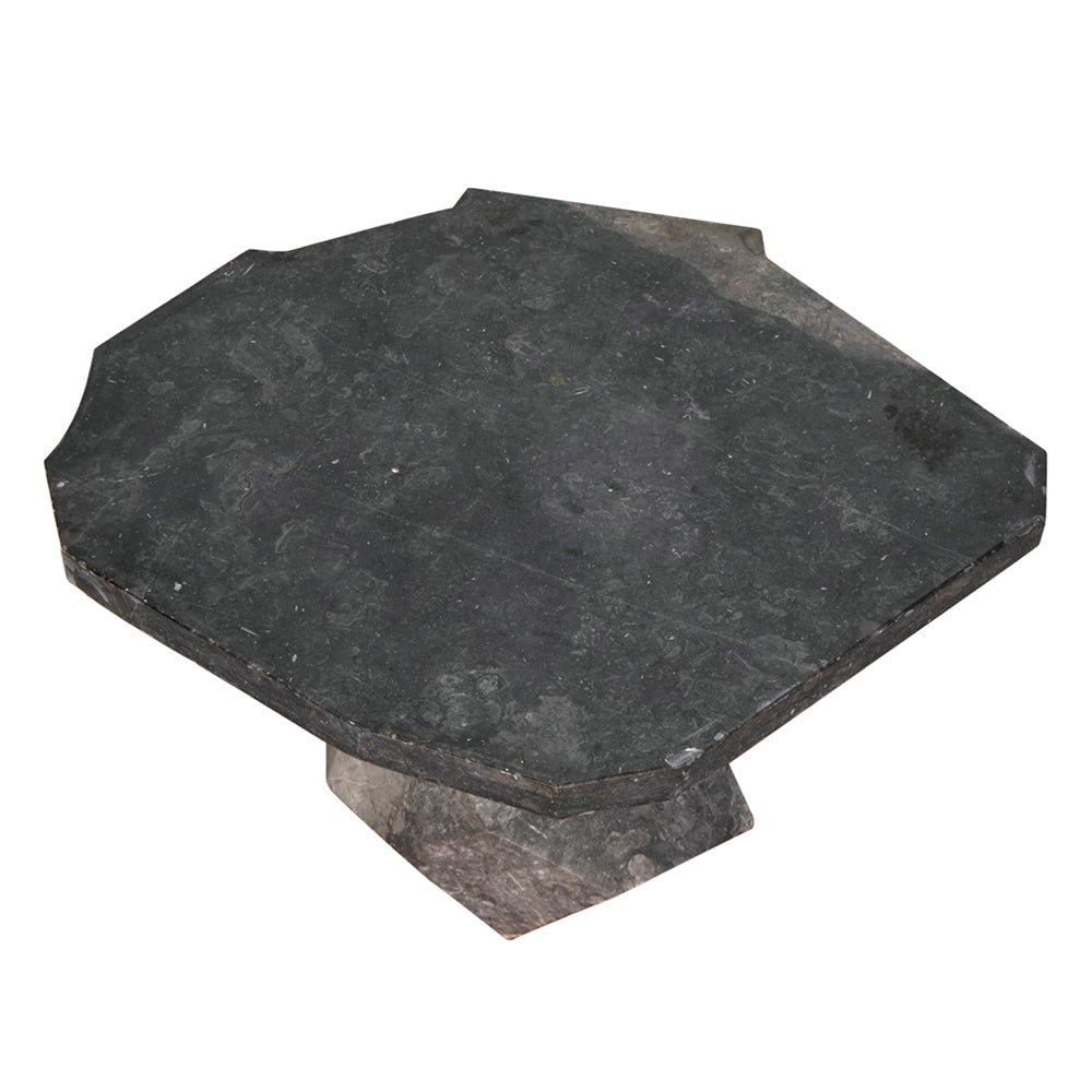 Rind Table, Black Marble by NOIR