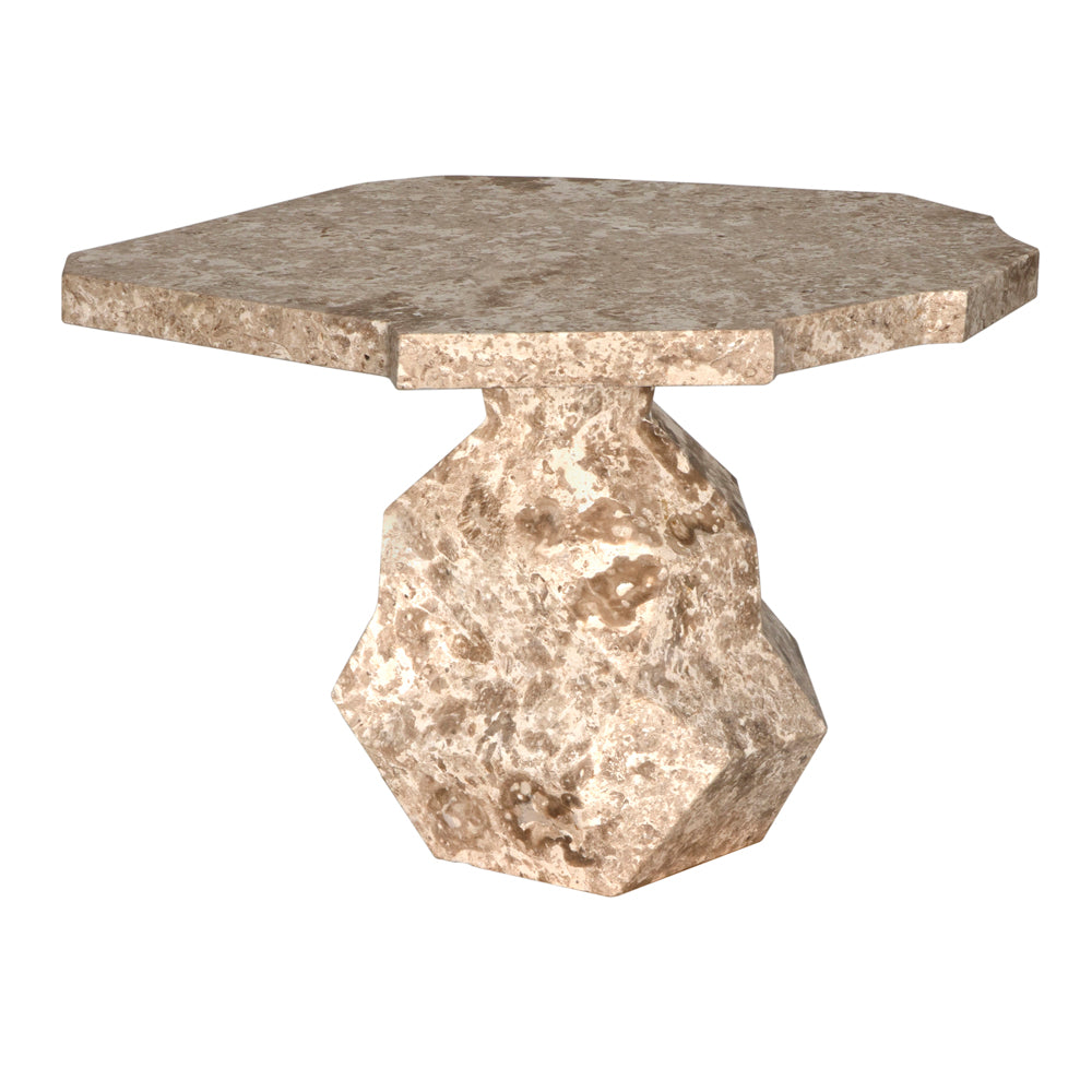 Rind Table, White Marble by NOIR