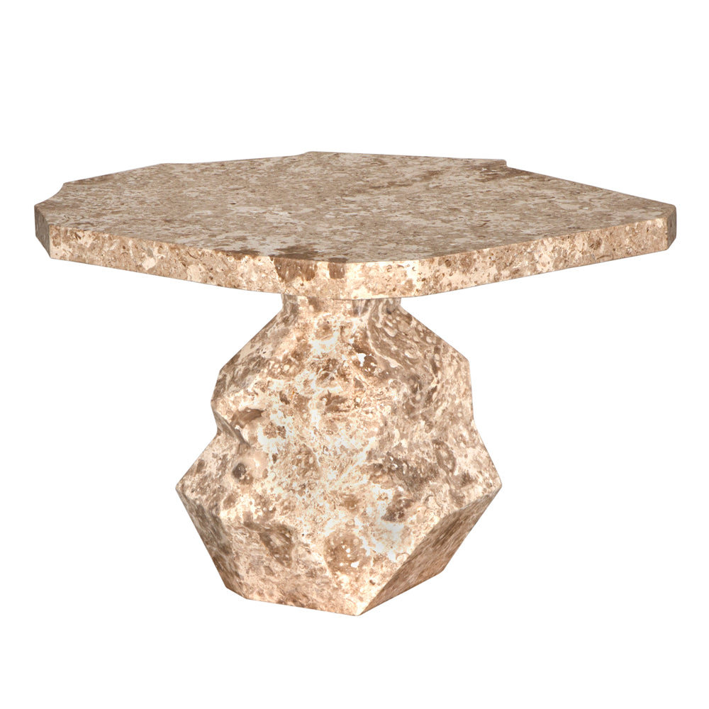 Rind Table, White Marble by NOIR