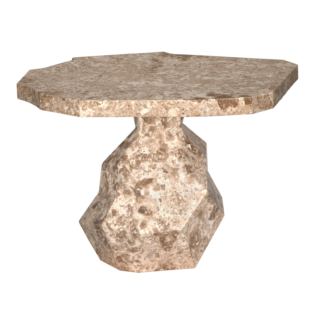 Rind Table, White Marble by NOIR