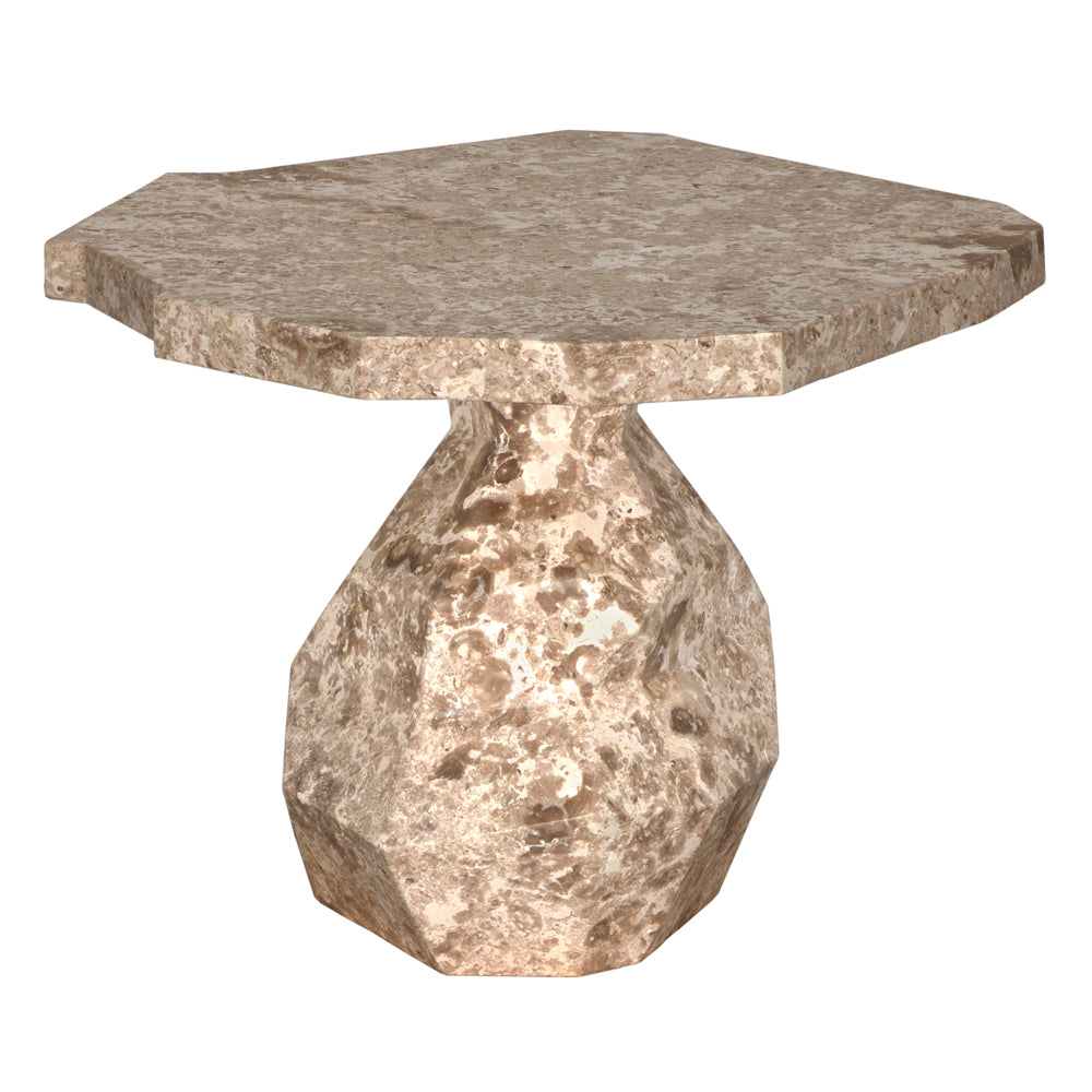 Rind Table, White Marble by NOIR