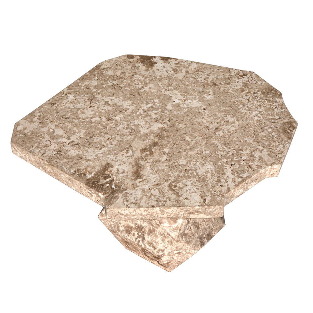 Rind Table, White Marble by NOIR