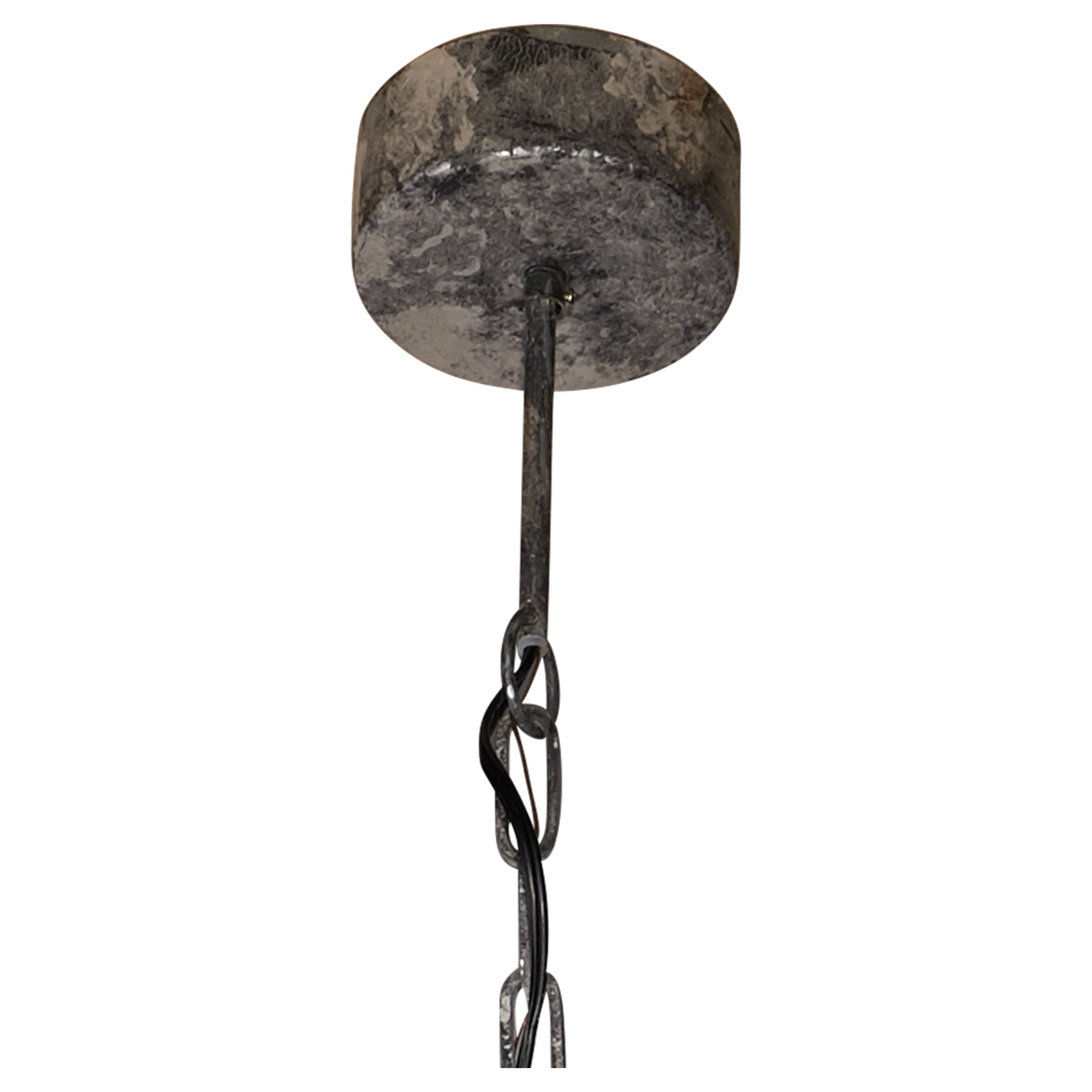 Blanca Wood Beaded 1-Light Chandelier by Jamie Young