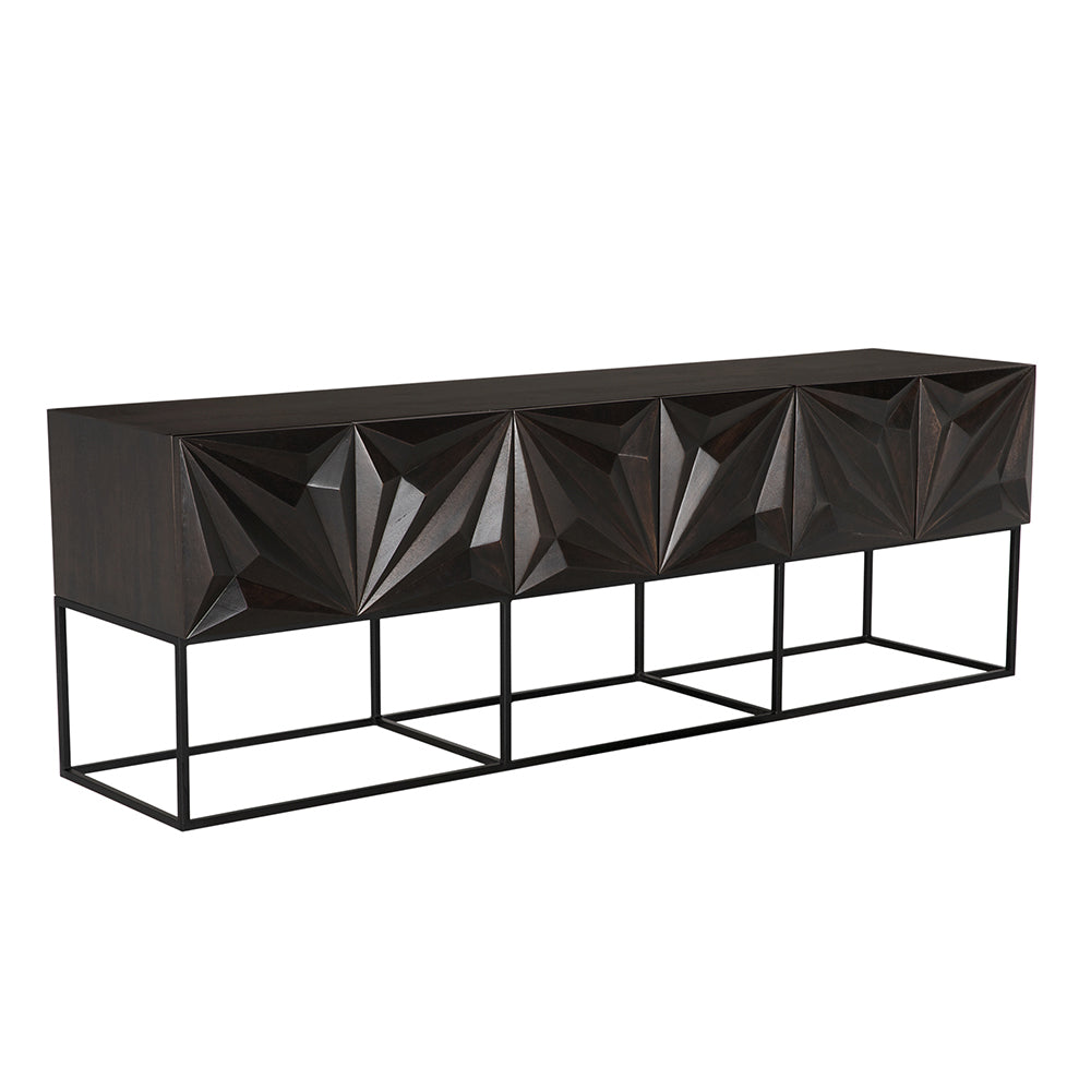 Zurich Console in Ebony, XL by NOIR